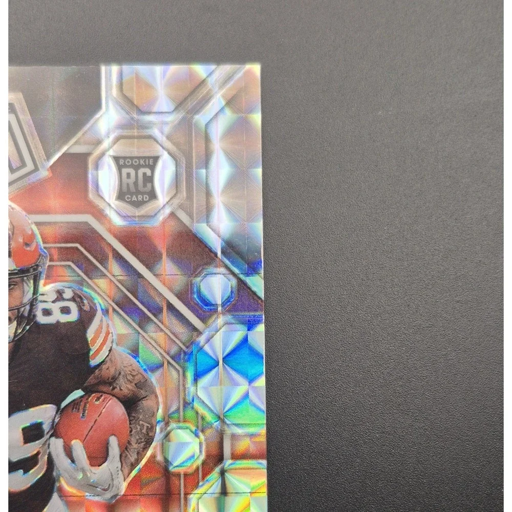 2023 Panini Mosaic Rookies Cedric Tillman #296 Mosaic Prizm Autographs (RC)